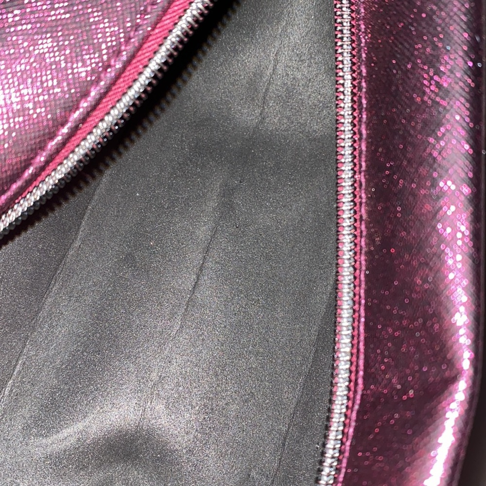 Ulta beauty beautiful burgundy/raspberry makeup bag. - Picture 3 of 3